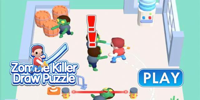 Zombie Killer Draw Puzzle_img